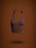 Mocha Mami Haulter Top